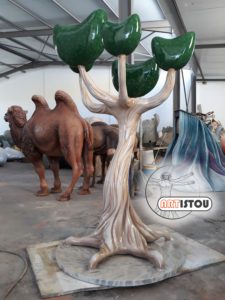 Fabricant de sculpture et décoration sur mesure en France en résine pour parc d'attraction Artistou