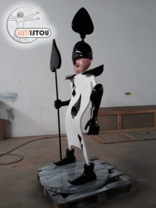 Fabricant de sculpture sur mesure en France en résine pour parc d'attraction Artistou