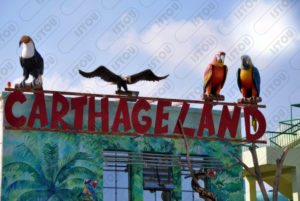 Sculpture en résine et de fibre de verre