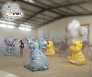 Sculpture, moulage, enseigne, animaux en résine sur mesure