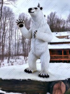 Sculpture Ours en résine et de fibre de verre