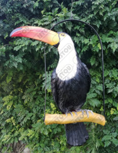 Sculpture tucon en résine et fibre de verre renforcée d'une structure métallique