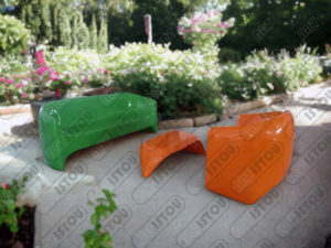 Sculpture de siège en résine et fibre de verre