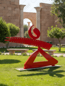 Lettrage artistique représentant le symbole officiel des Journées Cinématographiques de Carthage.