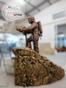 Sculpture décoration en résine sur mesure by artistou