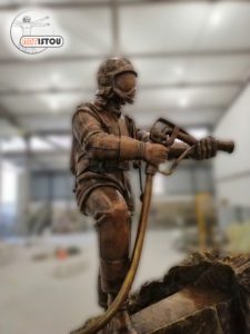 Sculpture monument décoration en résine sur mesure by artistou