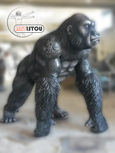 Gorille sculpture animaux par artistou sur mesure