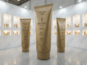 Factice de tube de crème Arvea, objet décoratif promotionnel.