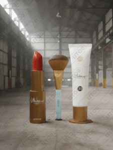 Ensemble de produits WakeUp regroupant soins énergisants et accessoires bien-être.