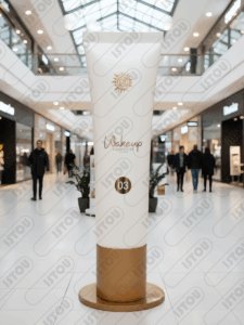 Tube de crème WakeUp au design moderne, symbole de soin et d’énergie revitalisante.