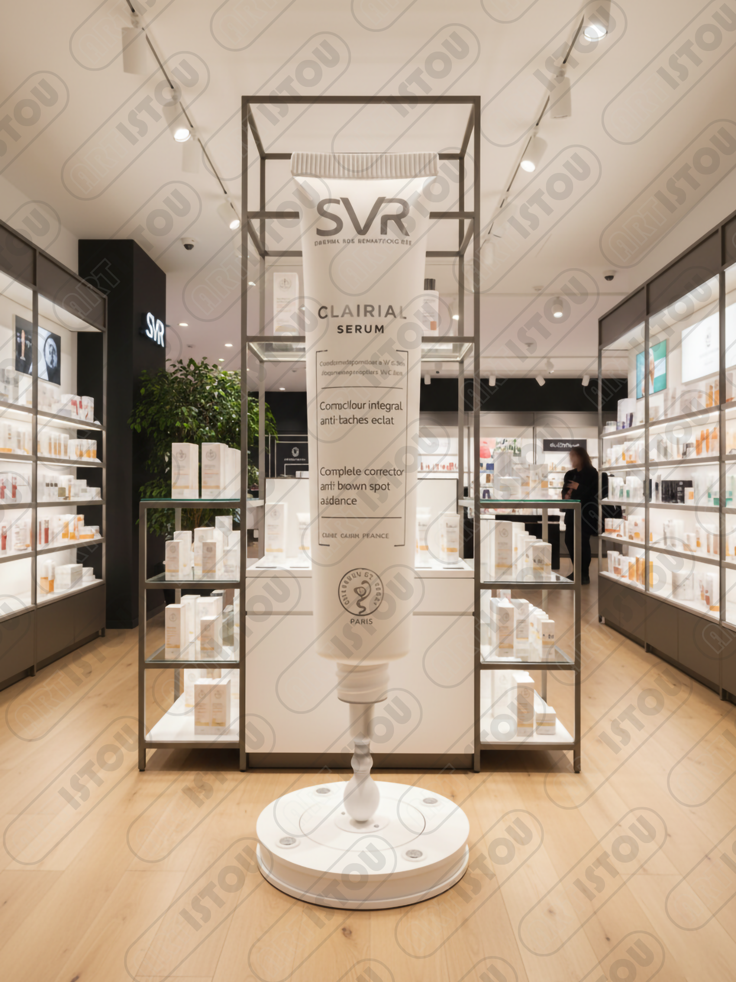 Sculpture géante SVR Clairial Serum